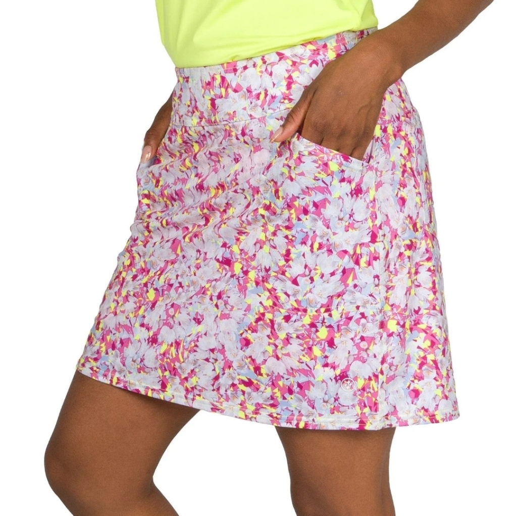 Jofit Mina A-Line Skort Micro Mesh Pink Womens Size L Athletic Golf Outdoors